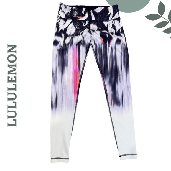 Lululemon Wunder Under Pant | Engineered Mirage Deep Indigo | Size 10 - Picture 2 of 7